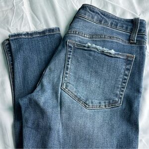 Refined by Daytrip Skinny Jeans. Long Length.